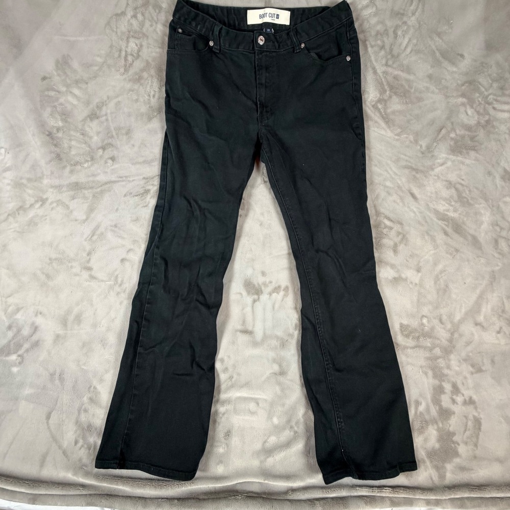 Gap Womens Bootcut Stretch Jeans Black Size 12R RN 54023